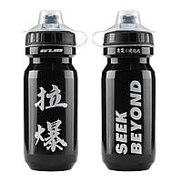 Пляшка для води спортивна GUB Labao 600мл black [велоспорт | фітнес | біг]