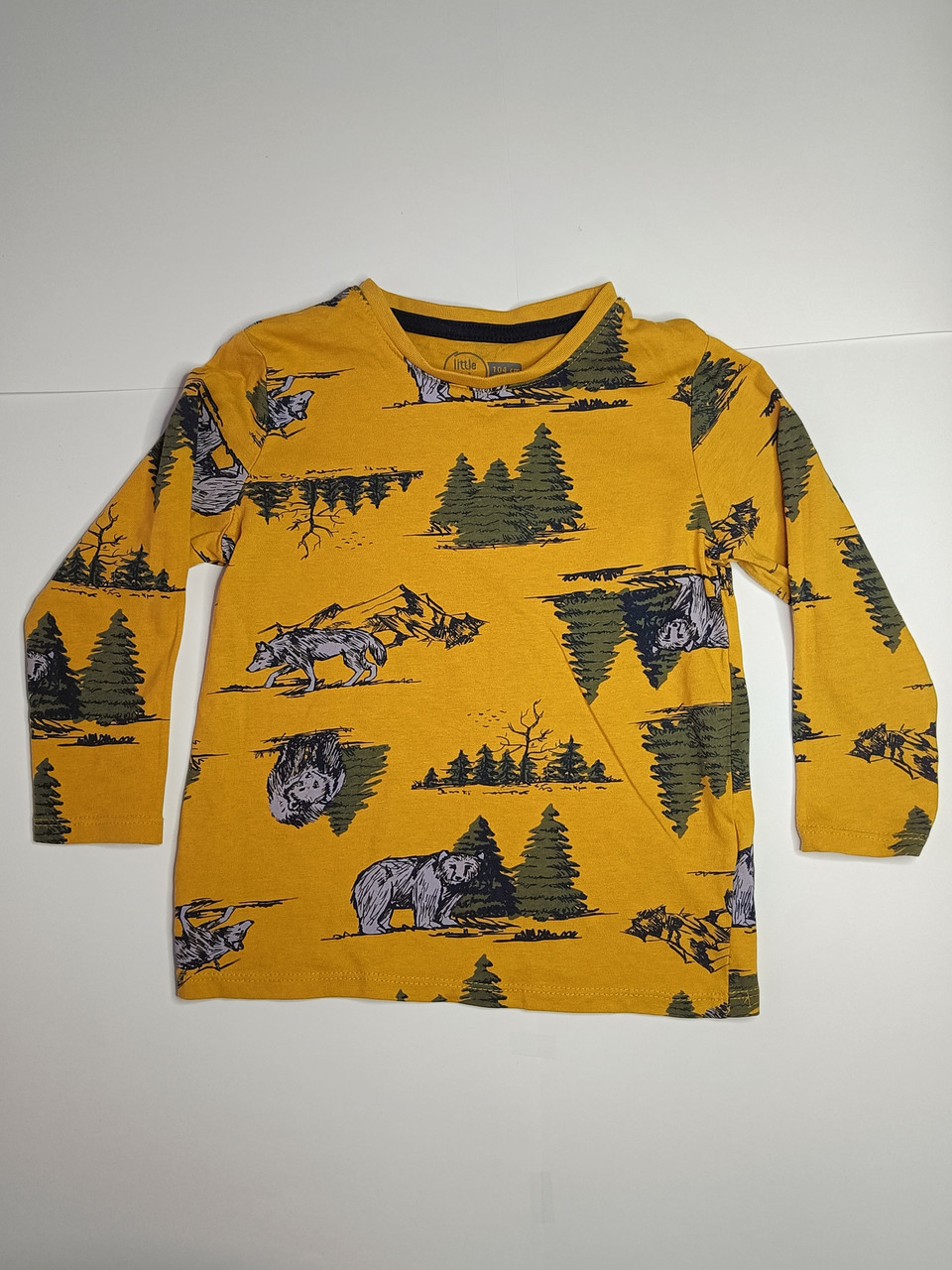 Футболка для хлопчика Little Kids Ведмеді жовта, 3-4 років, 104 см