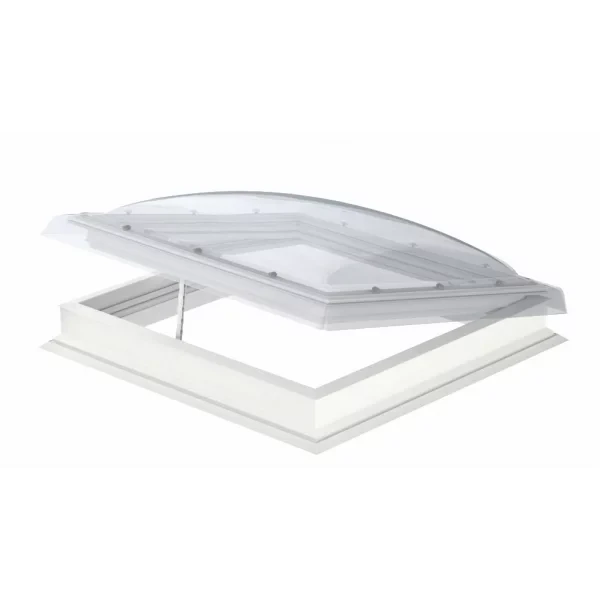 Вікно для пласкої покрівлі VELUX СVP 0073U + ISD 0100/0000, з ручним керуванням, купол матовий або прозорий