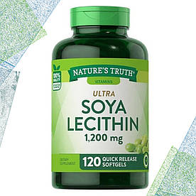 Соєвий Лецитин Nature's Truth Soya Lecithin 1200 мг 120 гелевих капсул