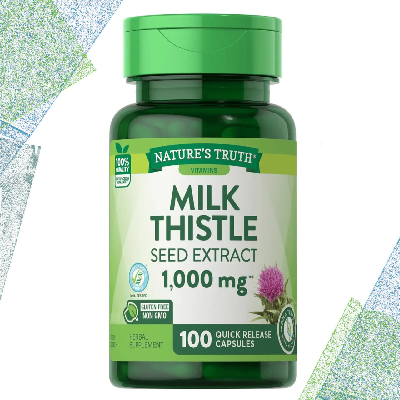 Екстракт розторопші Nature's Truth Milk Thistle 1000 мг 100 капсул
