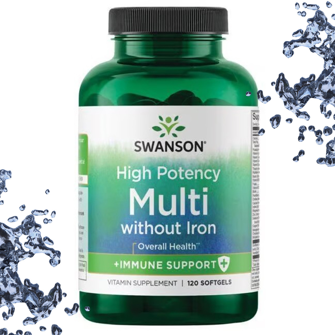 Swanson Multi Without Iron (Без Заліза) + Immune Support 120 гелевих капсул
