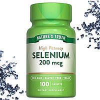 Селен Nature's Truth Selenium 200 мкг 100 таблеток