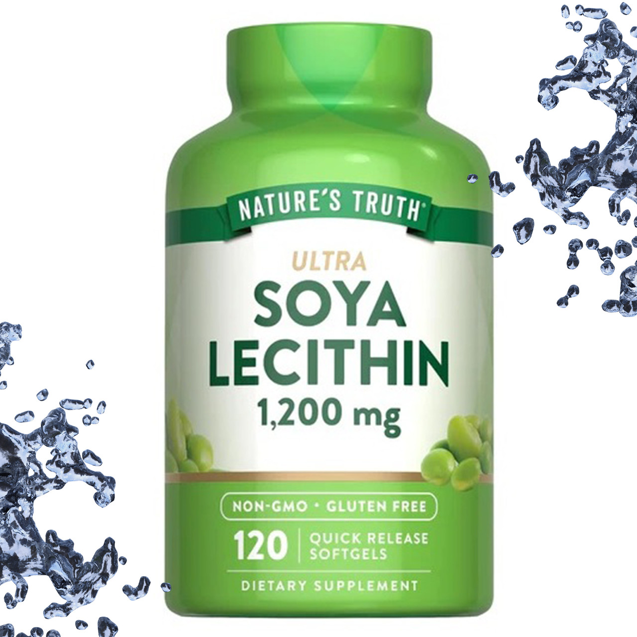 Соєвий лецитин Nature's Truth Soya Lecithin 1200 мг 120 гелевих капсул