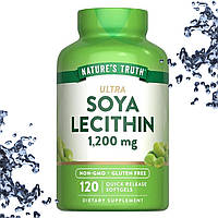 Соєвий лецитин Nature's Truth Soya Lecithin 1200 мг 120 гелевих капсул