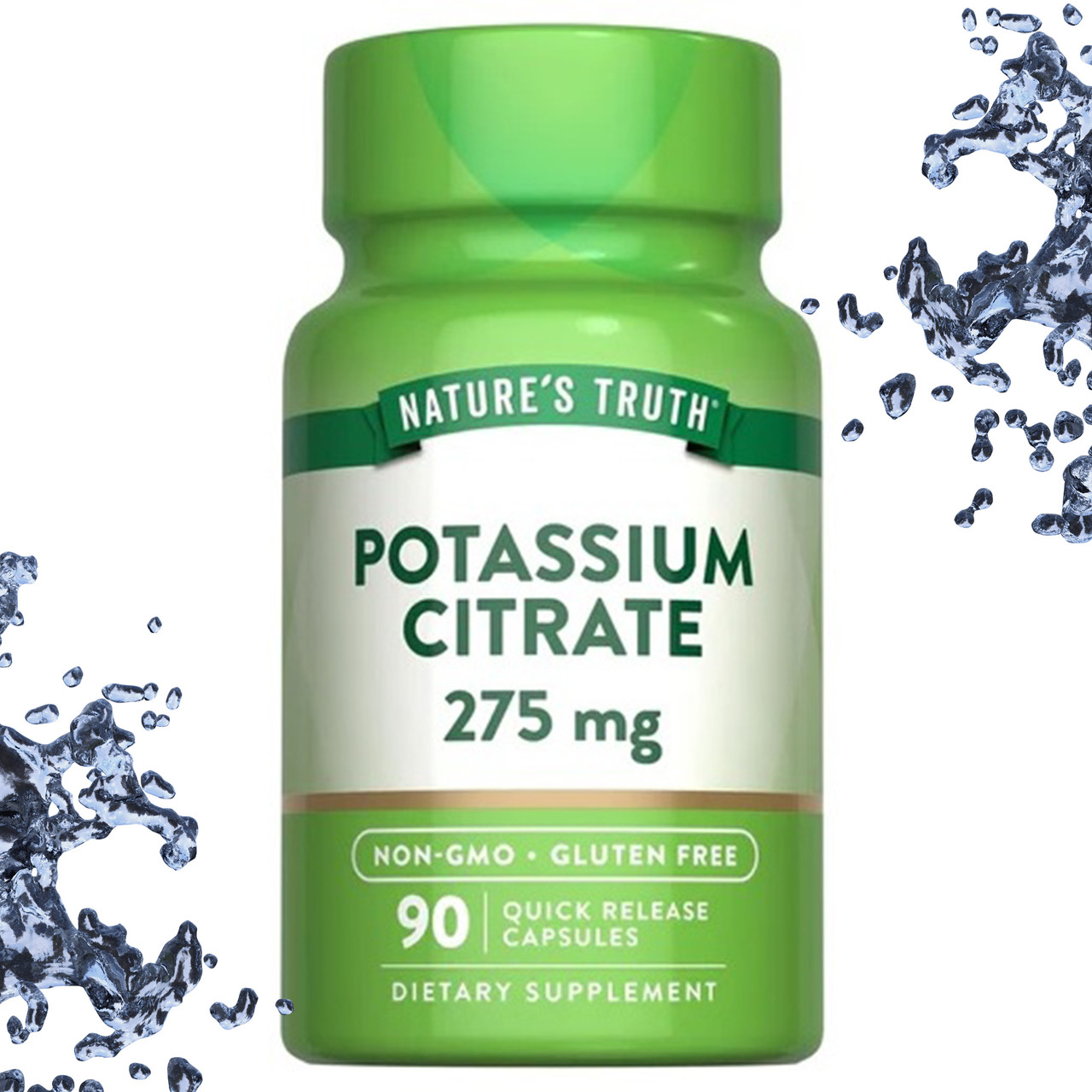 Цитрат Калію Nature's Truth Potassium Citrate 275 мг 90 капсул, фото 1