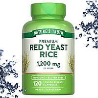 Червоний дріжджовий рис Nature's Truth Red Yeast Rice 1200 мг на порцію 120 капсул