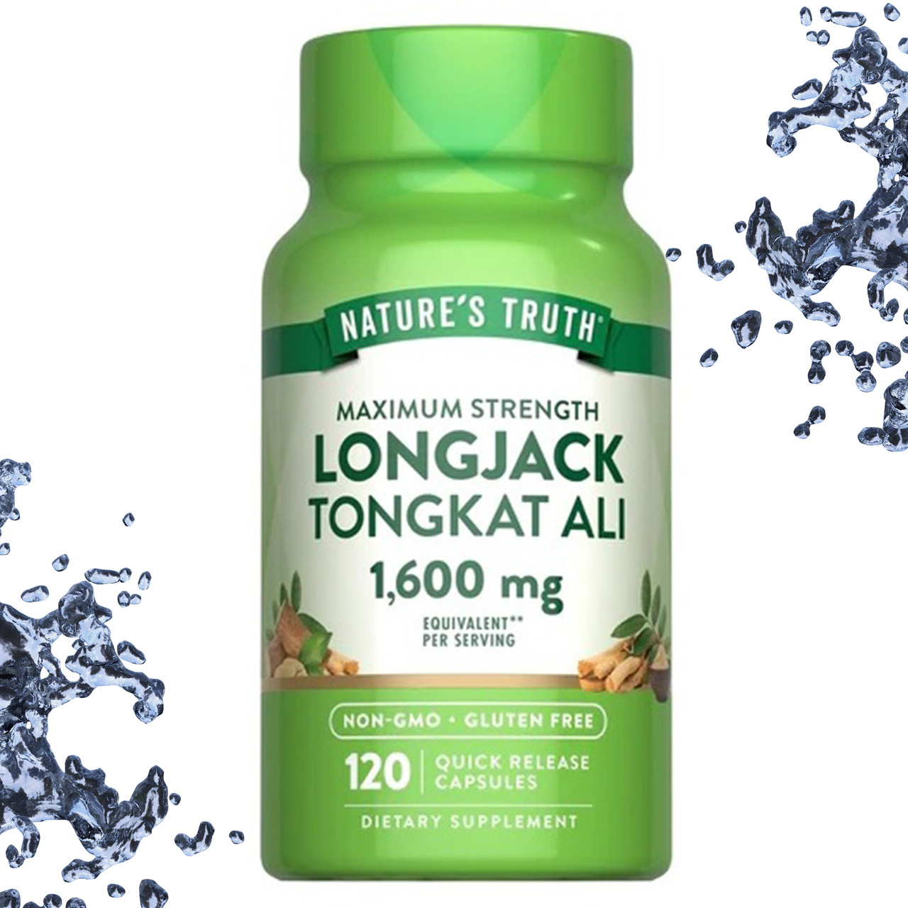 Бустер Тістостерону Nature's Truth Longjack (Лонгджек) 1600 мг на порцію, 120 капсул, фото 1