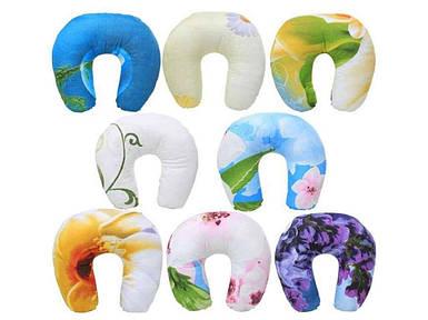 Подушка для подорожей Travel мікрофібра кольорова ТМ Homefor FG