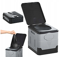 Біотуалет для дому та дачі, переносний туалет 120 кг, портативний універсальний