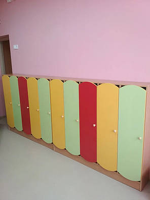 Шафа для дитячого одягу 2-х секційний в садок.DS-45, фото 4