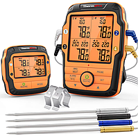 Бездротовий чотириканальний термометр ThermoPro TP-27C (150 метрів), діапазон від -10 °C до +300 °C