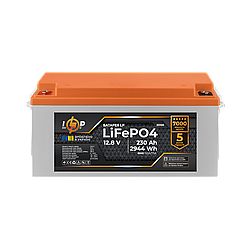 Акумулятор LP LiFePO4 12V-230 Ah (BMS 150A/75A) пластик для ДБЖ