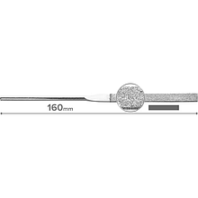 Алмазний надфіль плаский 160 мм