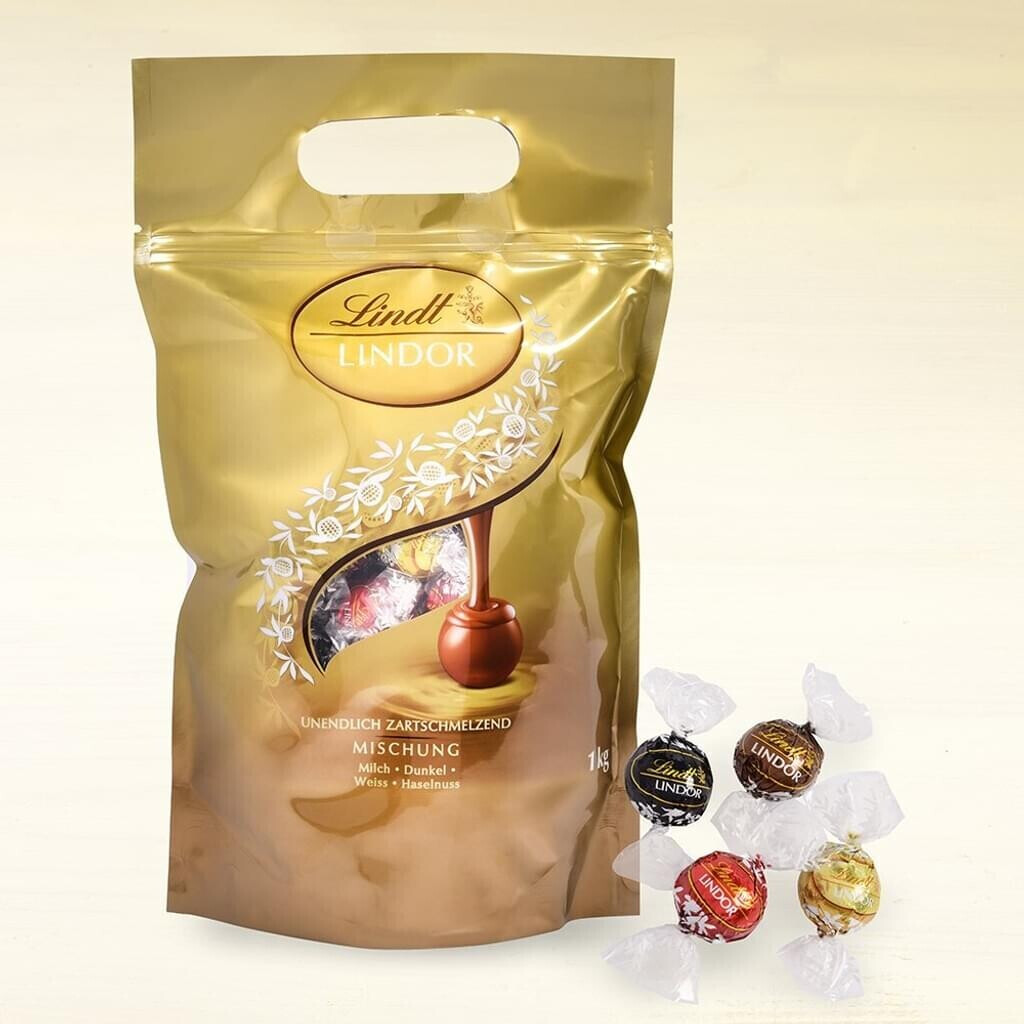 Шоколадні праліне Lindt Lindor Assorted мікс видів 1000 г, фото 1