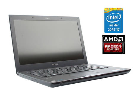 Ноутбук Б-клас Sony Vaio VPC-SB1A9E/ 13.3" 1366x768/ i7-2620M/ 8GB RAM/ 128GB SSD/ Radeon HD 6630M 1GB, фото 1