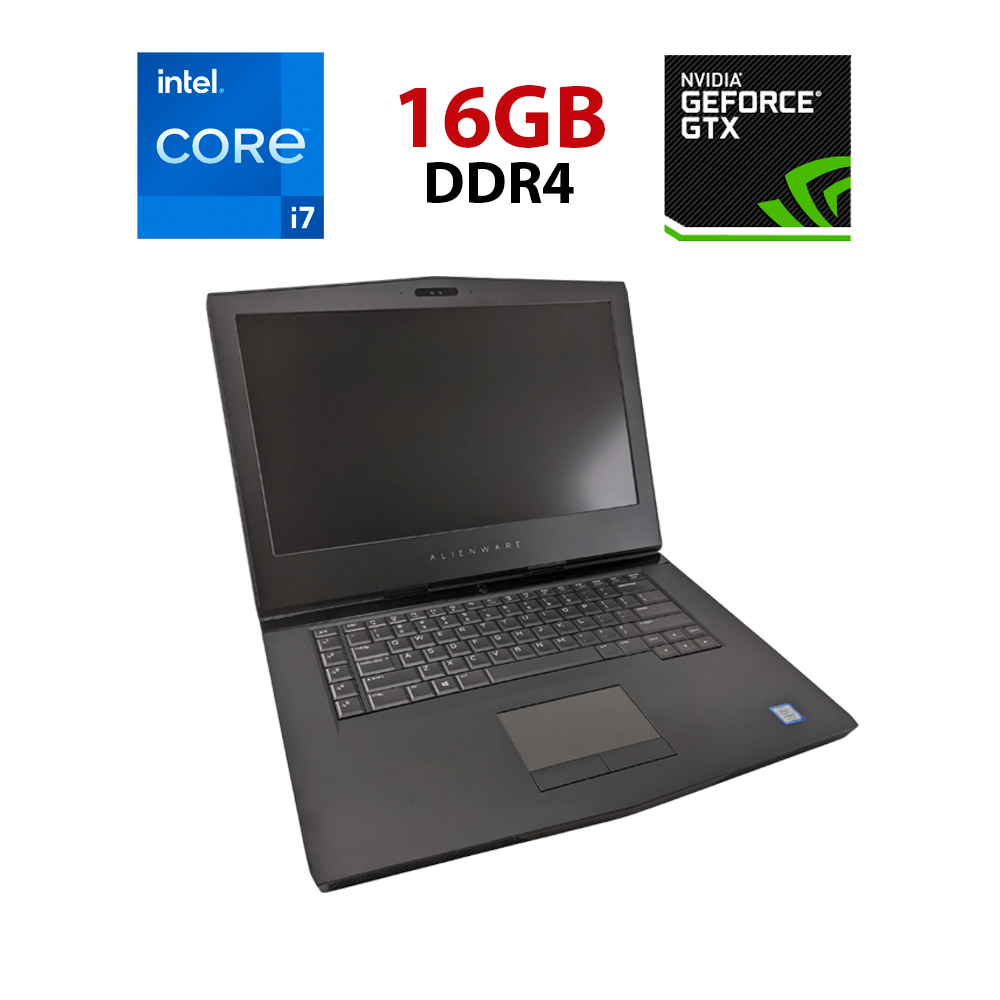 Ігровий ноутбук Dell Alienware 15 R3/ 15.6" 1920x1080/ i7-7700HQ/ 16GB RAM/ 512GB SSD/ GTX 1060 6GB