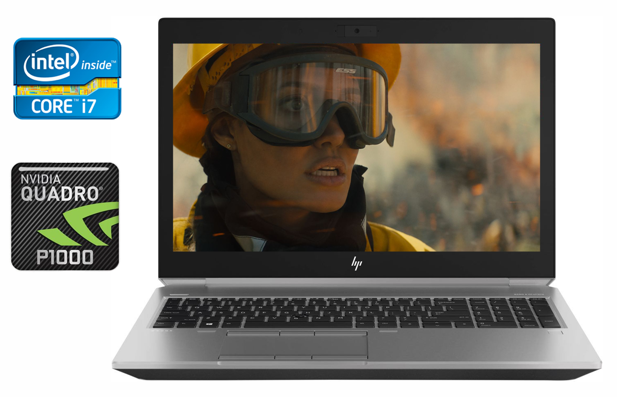 Ноутбук Б-клас HP ZBook 15 G5/ 15.6" (1920x1080)/ Core i7-8850H/ 16 GB RAM/ 512 GB SSD/ Quadro P1000 4GB
