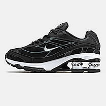 Кросівки Nike Shox Ride 2 SP Supreme Black White, фото 3