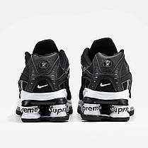Кросівки Nike Shox Ride 2 SP Supreme Black White, фото 5