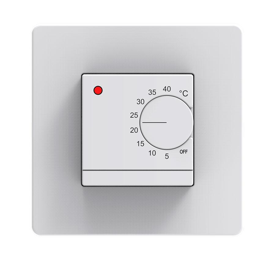 Механічний терморегулятор IN-THERM RTC 19 SL Білий