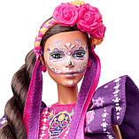 Barbie Dia De Muertos HBY09 Лялька Барбі Колекційна День мертвих 2022, фото 5