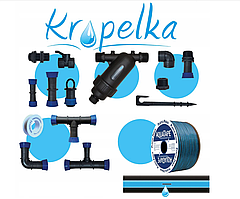 Крапельний полив Krоpelka VS 2424 24 м² зрошення для теплиць та саду
