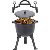 Чавунний казанок Garden Line 5 л сірий BBQ3704