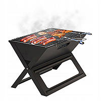 Складаний вугільний гриль Garden Line BBQ4859 чорний