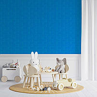 3D панель самоклеюча 700х770х5мм цегла Синій (003-5) SW-00000154, фото 5