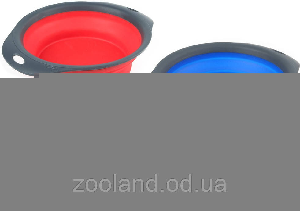 Dx30795 Dexas Collapsible Pet Bowl Складная миска для собак и кошек, синій