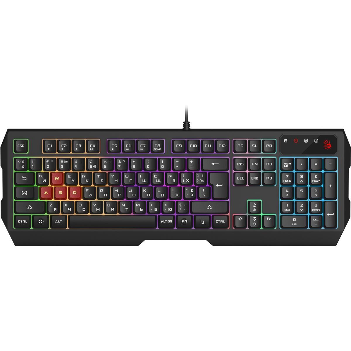 Клавіатура Bloody B135N Black USB, фото 1