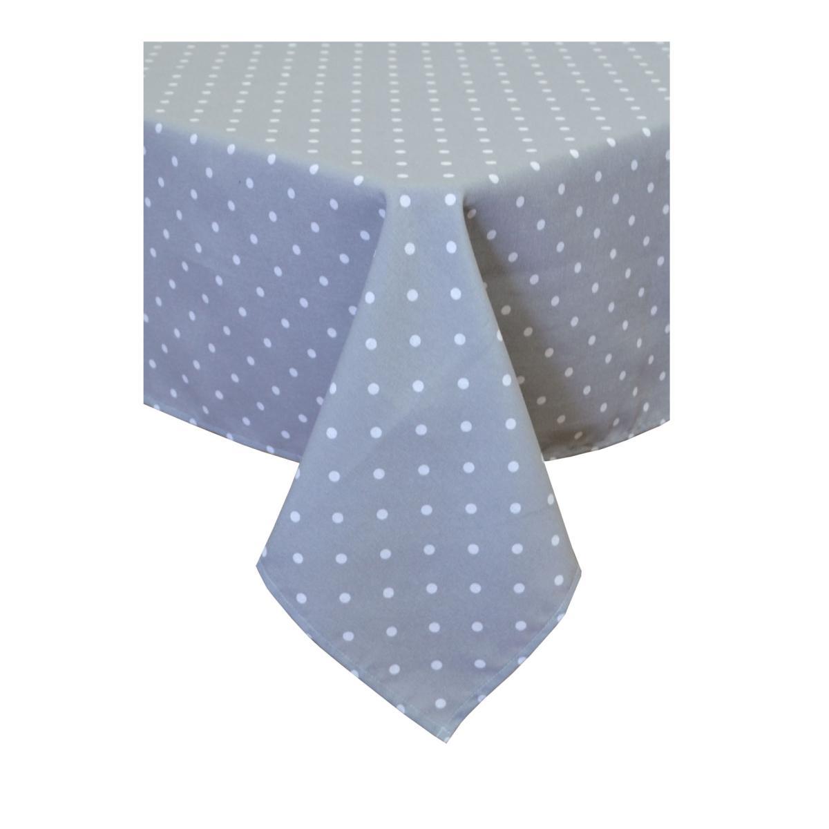 Скатертина на стіл горох сірий ТМ ПРОВАНС, фото 1