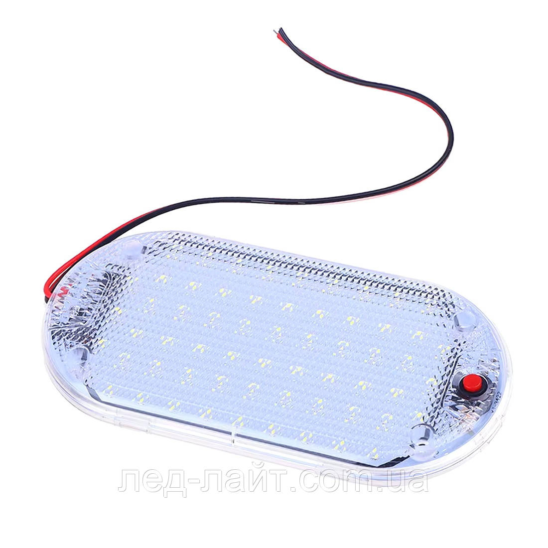 LED світильник 12-85V 60LED з вимикачем, для меблів та авто