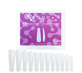 Форми для нарощування нігтів Верхні DNKa Top Nail Forms Ballerina 120 шт