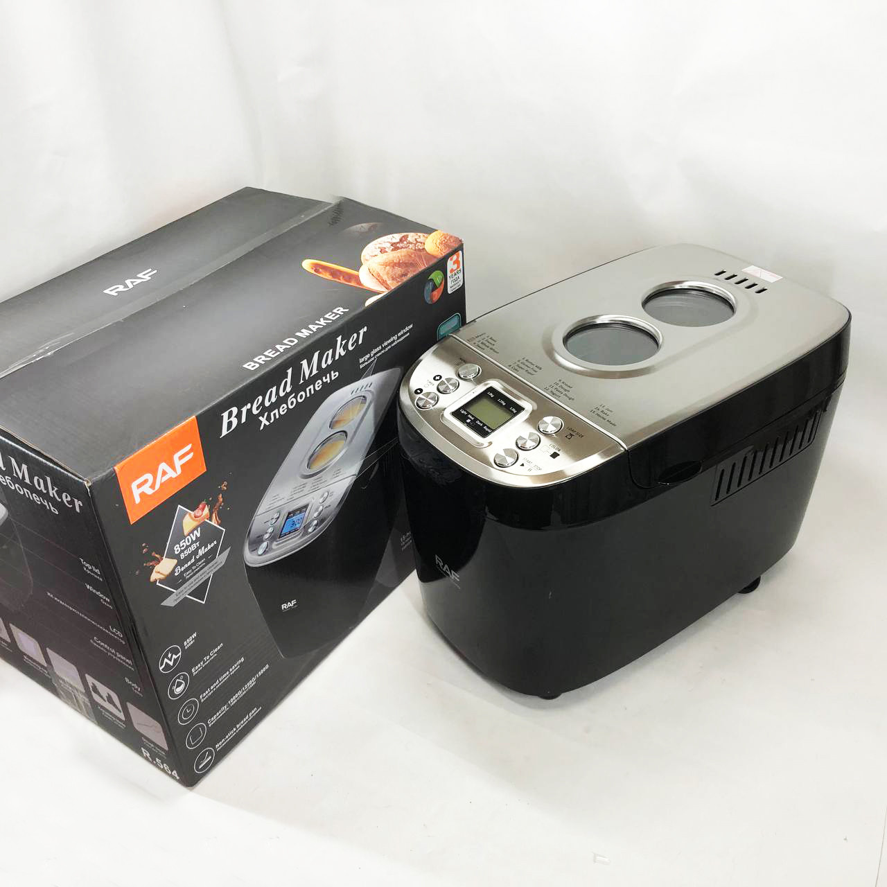 Хлібопічка сучасна, Хлібопічка для випікання хліба та булочок з вікном FN-71