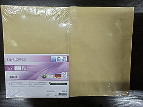 Конверти 12 шт. 22,9*32,4см