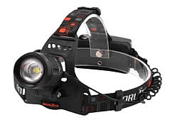 Ліхтар налобний BL-T32 -P50 2 * 18650 battery арт. 6989 ТМ BAILONG Solmir