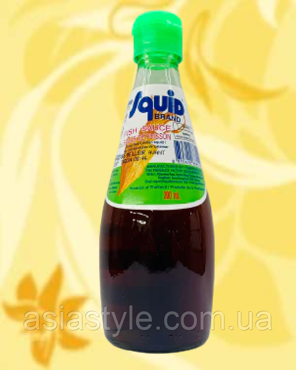 Соус рибний, Соус рыбний, Fish sauce, Squid Brand, 300мл, Таїланд, Ч, фото 1