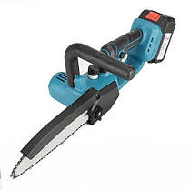 Акумуляторна мінімізова Electric chain saw 8 дюймів + 2 акумулятори 48V Мініпила садова, фото 6