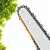 Акумуляторна мінімізова Electric chain saw 8 дюймів + 2 акумулятори 48V Мініпила садова, фото 9