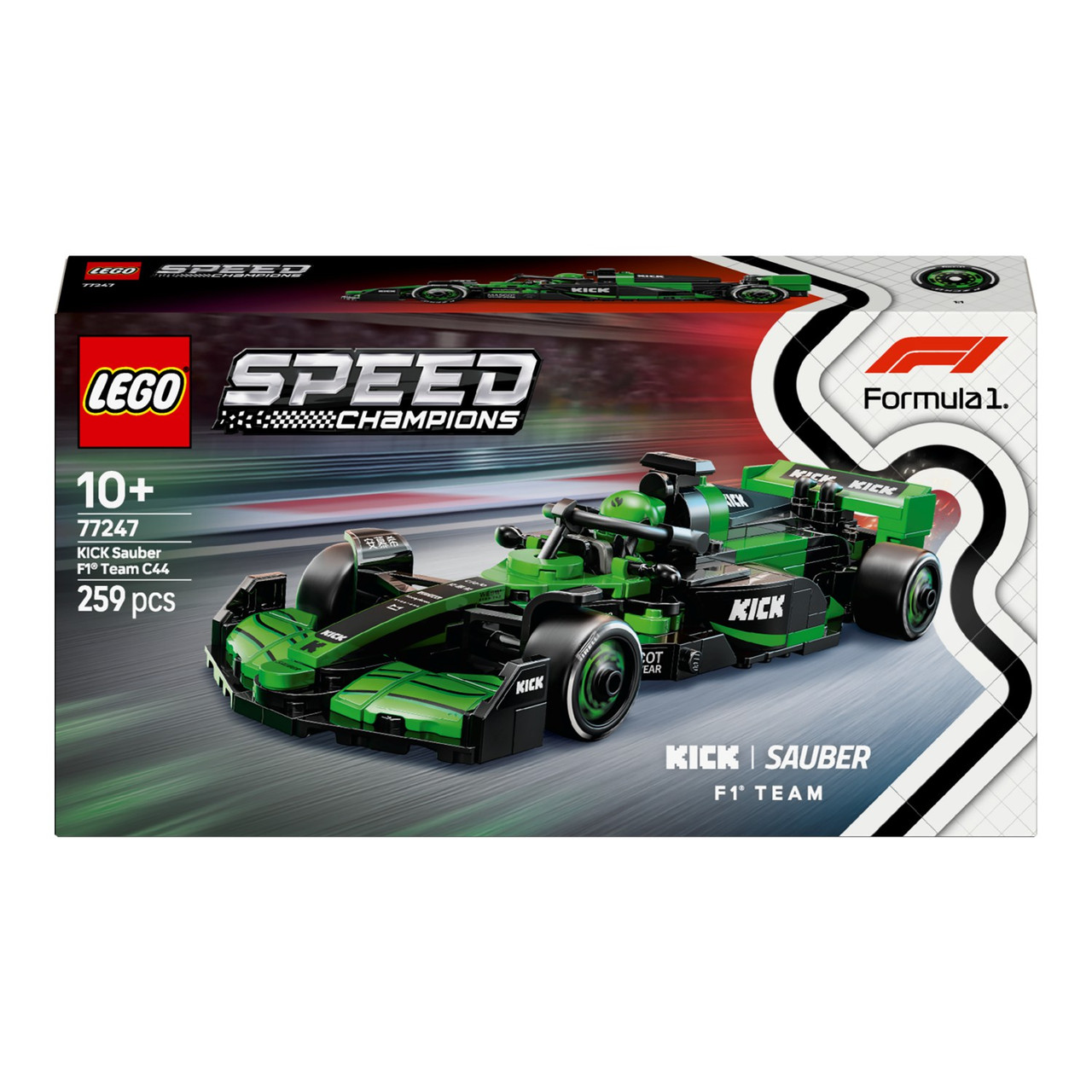 Конструктор LEGO Speed Champions Автомобіль для перегонів KICK Sauber F1 Team C44 77247, фото 1
