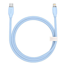 Кабель Baseus Jelly Liquid Silica Gel Fast Charging Data Cable Type-C to iP 20W 1.2m Blue ly