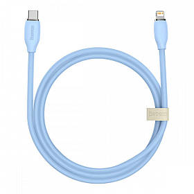 Кабель Baseus Jelly Liquid Silica Gel Fast Charging Data Cable Type-C to iP 20W 2m Blue ly
