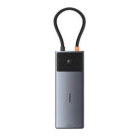 USB-хаб Baseus Metal Gleam Series II 10-in-1 USB HUB Cosmic Black(USB-C to ly