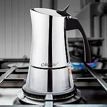 Кавоварка 100 мл із нержавіючої сталі "Espresso Moka" MR-1668-2 Maestro (235)