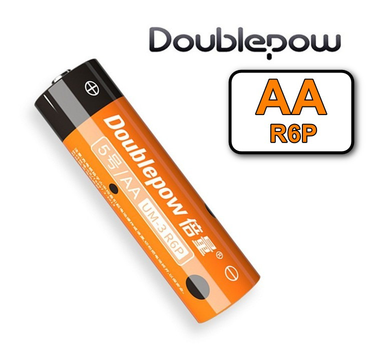 Батарейка Doublepow Carbon-Zinc AA 1.5V