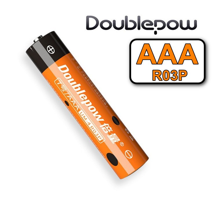 Батарейка Doublepow Carbon-Zinc AAA 1.5V