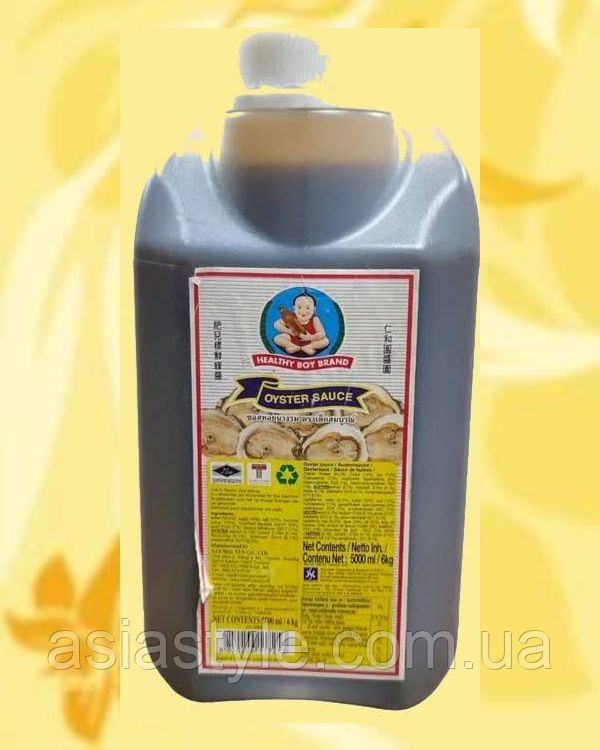 Соус устричний, Устричный соус, Oyster sauce , Healthy Boy Brand, 6кг/5л, Таїланд, Ч