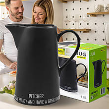 Керамічний кухонний глечик Maestro "Eco style" MR-20029-55 1л (235)